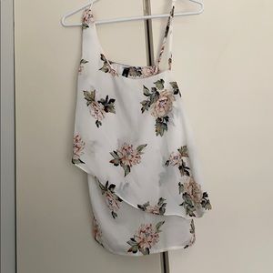 Floral tank top